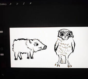 Sketches on iPad Pro