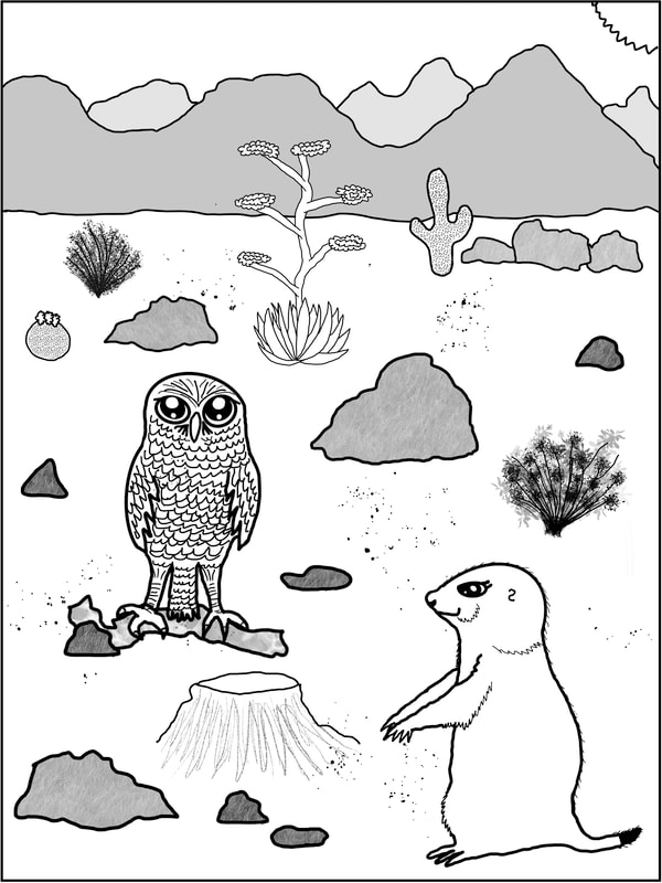 Download coloring page of Javier the Javelina animals